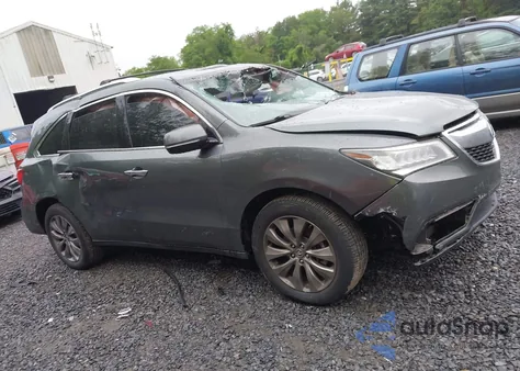 2014 Acura Mdx Technology Package из США, поврежденный, VIN 5FRYD4H41EB023879